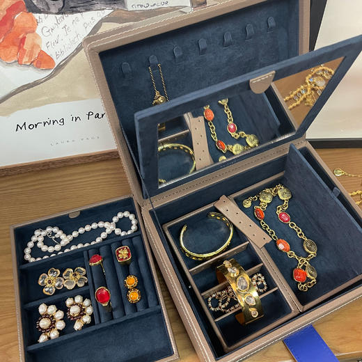 北京仓｜LE TANNEUR-MEDIUM-中号 珠宝盒（灰褐色）［法国设计师］ 商品图6