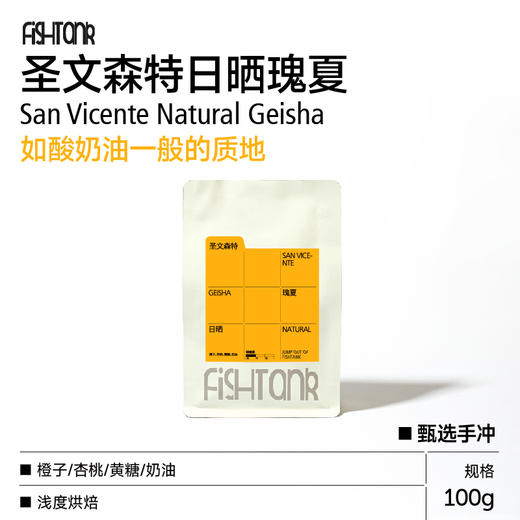 厄瓜多尔圣文森特日晒瑰夏甄选手冲咖啡豆 商品图0