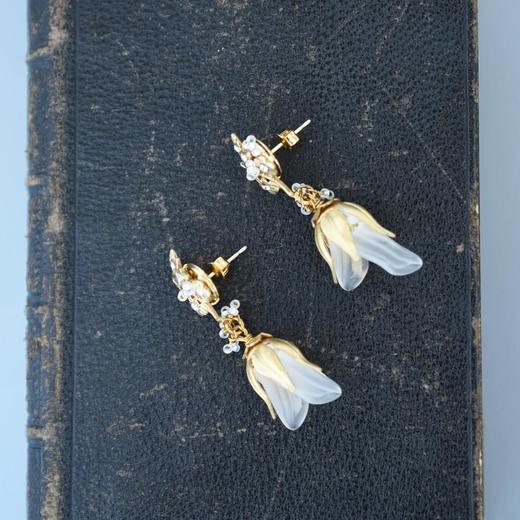 订购8周到｜Monshiro-sweet pea tsubomi-香豌豆 耳环［日本设计师］ 商品图9