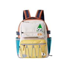 shukiku 儿童双肩包 趣看看 卡其/黄色