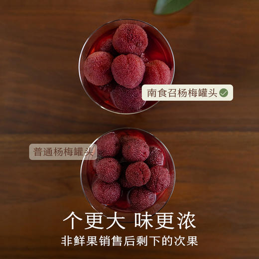 南食召 本真杨梅罐头 2024 商品图2