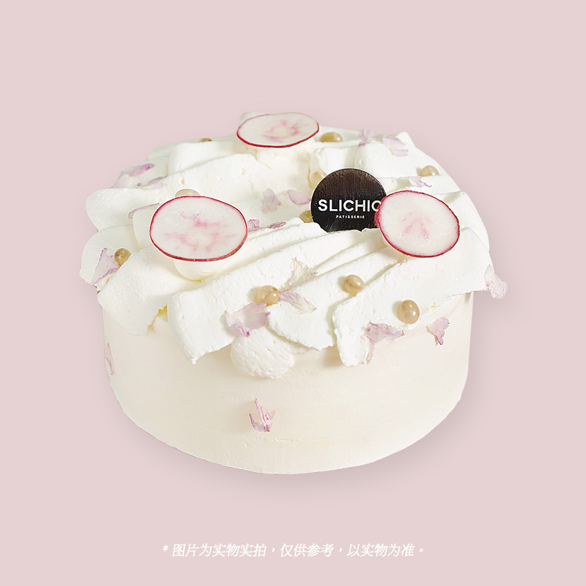 拉夫丘 | 爆珠龙眼玫瑰甜奶油蛋糕