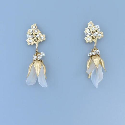 订购8周到｜Monshiro-sweet pea tsubomi-香豌豆 耳环［日本设计师］ 商品图2