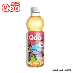 酷儿美汁源水蜜桃汁果汁饮料饮品450ml/瓶