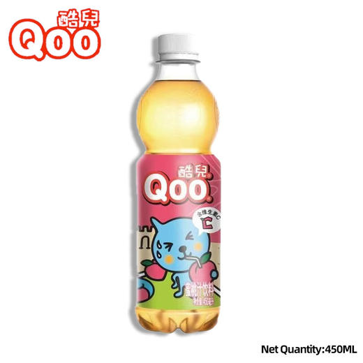 酷儿美汁源水蜜桃汁果汁饮料饮品450ml/瓶 商品图0