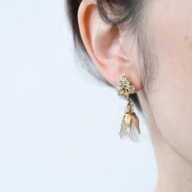 订购8周到｜Monshiro-sweet pea tsubomi-香豌豆 耳环［日本设计师］