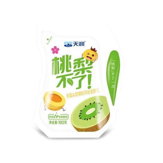 天润桃梨不了 刺梨猕猴桃风味发酵乳 180g*12袋 新疆美食特产 商品图3