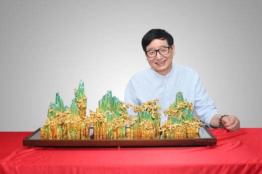 朱炳仁铜 千里江山艺术品摆件玄关客厅装饰乔迁礼物收藏品 商品图6