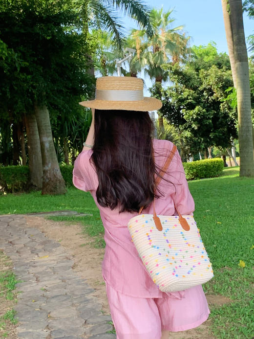 【百图lulu定制】【氧气天丝三件套】清凉天丝防晒 天丝+吊带+短裤三件套 商品图9