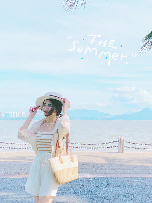 【百图lulu定制】【氧气天丝三件套】清凉天丝防晒 天丝+吊带+短裤三件套 商品图1