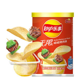 乐事薯片罐装嗞嗞鲜浓番茄 味40g/ 罐薯条