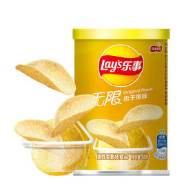 乐事薯片罐装原味40g/罐
