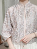 盛唐牡丹 |意大利进口蕾丝小立领外套 商品缩略图1