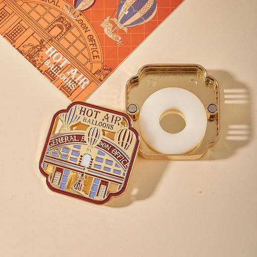 大英博物馆 欧洲文化艺术系列 热气球 旅行香薰 金属 冰箱贴 商品图1