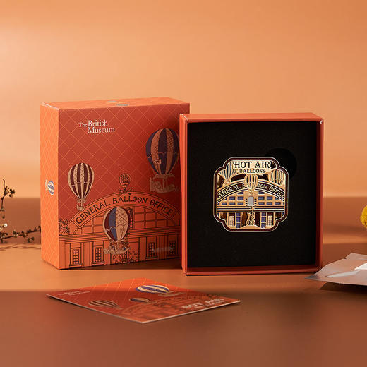 大英博物馆 欧洲文化艺术系列 热气球 旅行香薰 金属 冰箱贴 商品图3
