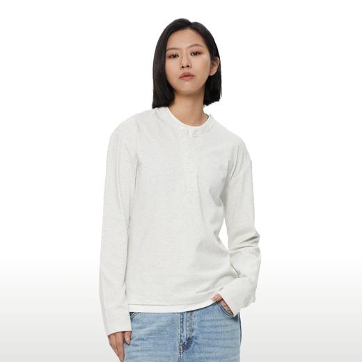 WassupHouse亨利领假两件长袖 商品图0