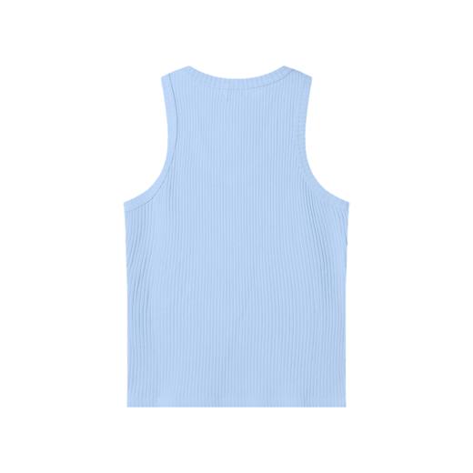 T1456时尚夏季新款针织条纹设计男士背心潮流百搭运动无袖宽松休闲上衣 商品图2