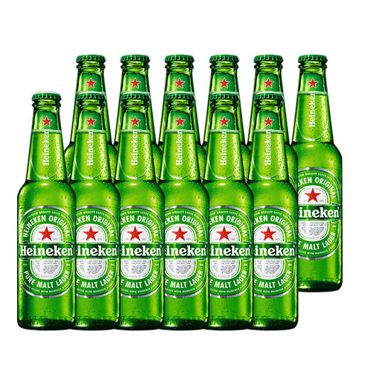 喜力/Heineken啤酒330ml*12瓶小麦麦芽精酿啤酒 商品图0
