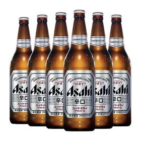 Asahi/朝日啤酒超爽系列630mlx6瓶 生啤酒鲜啤酒 新老包装随机发