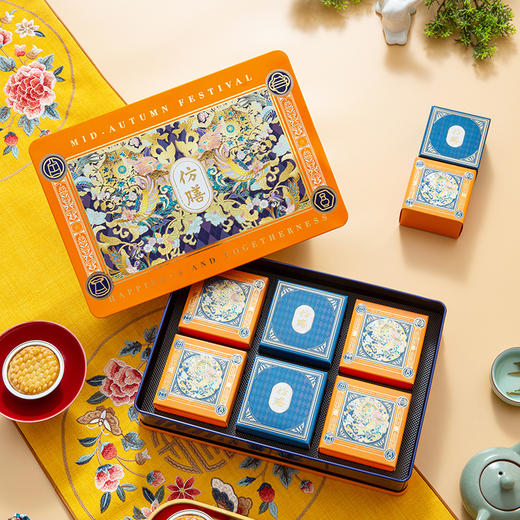 2025款 仿膳月饼礼盒 宫廷御悦礼盒月饼 360克 商品图1