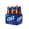 韩国进口cass啤酒凯狮啤酒原味啤酒330ml*6瓶/组 玻璃瓶装 商品缩略图1