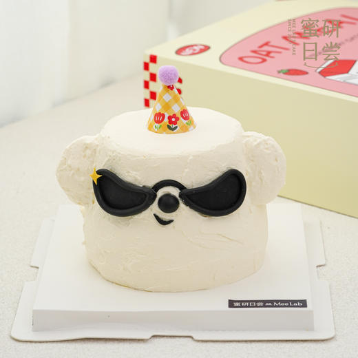 P025“墨镜修狗”立体卡通蛋糕 商品图3