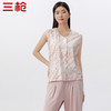 Threegun三枪 【水柔棉】圆领开襟短袖女士上衣背心-82150A011 商品缩略图0