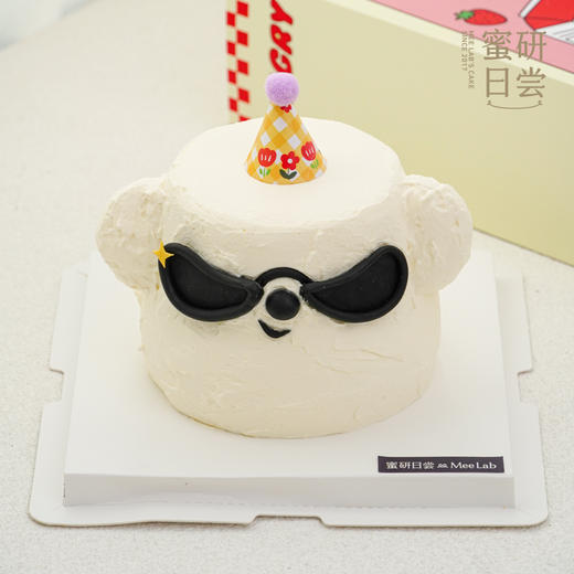P025“墨镜修狗”立体卡通蛋糕 商品图0