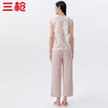 Threegun三枪 【水柔棉】圆领开襟短袖女士上衣背心-82150A011 商品缩略图1