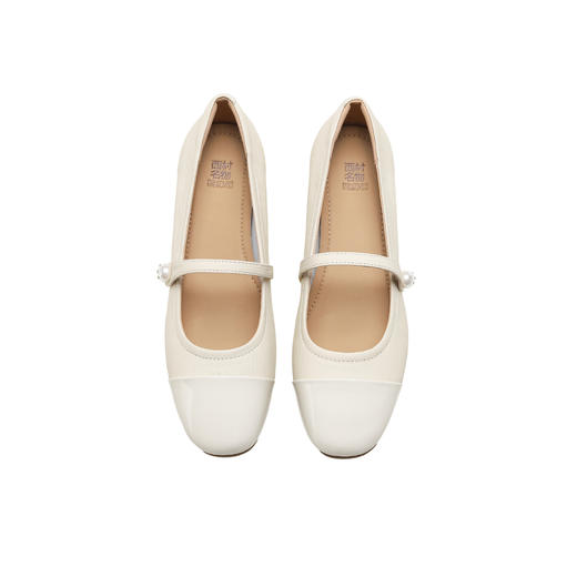 西村名物2024年秋季新款舒适平底玛丽珍单鞋X24CE38511 商品图6