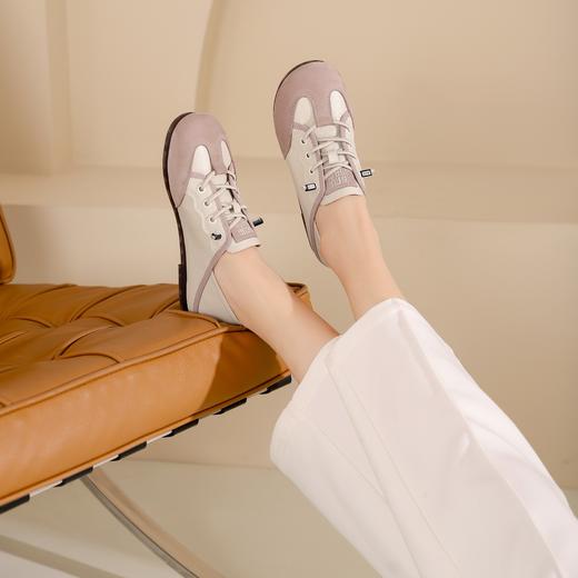 西村名物2024年秋季新款超轻系带舒适百搭休闲鞋X24CM38761 商品图3