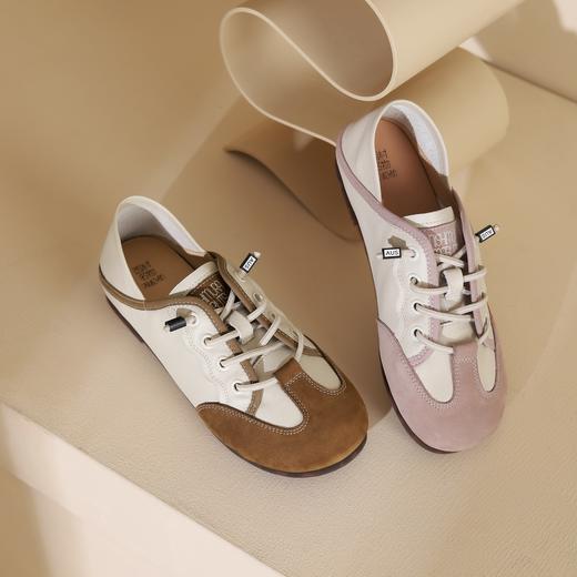 西村名物2024年秋季新款超轻系带舒适百搭休闲鞋X24CM38761 商品图4