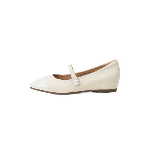 西村名物2024年秋季新款舒适平底玛丽珍单鞋X24CE38511 商品图4