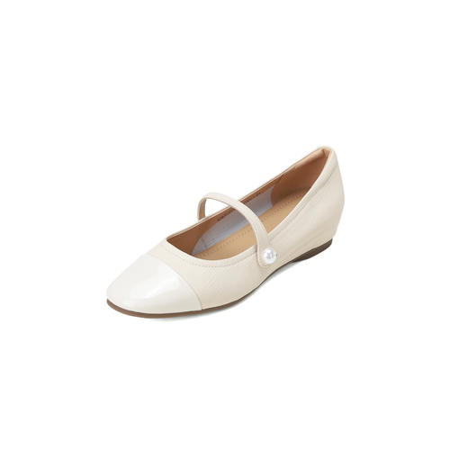西村名物2024年秋季新款舒适平底玛丽珍单鞋X24CE38511 商品图1