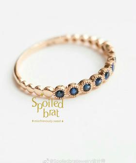 SpoiledBrat Jewelry18K金 蓝宝石戒指