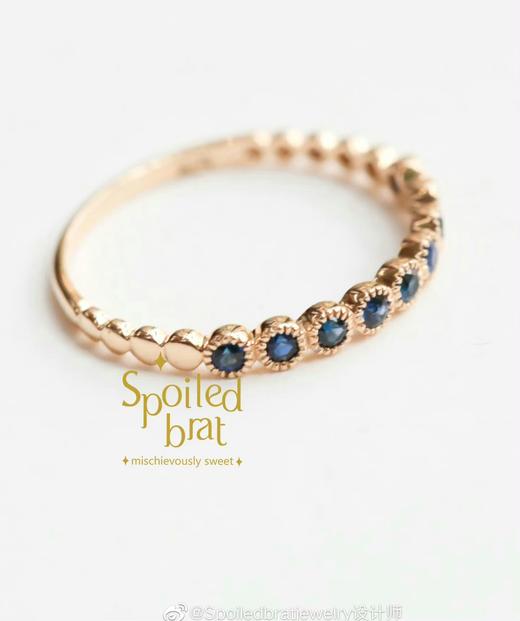 SpoiledBrat Jewelry18K金 蓝宝石戒指 商品图0