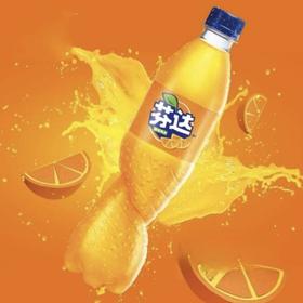 芬达橙子味汽水夏日清凉解暑碳酸饮料500ml 冰镇