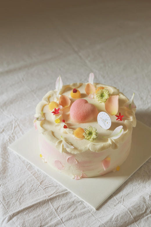 七夕限定｜黄桃奶油蛋糕 商品图0