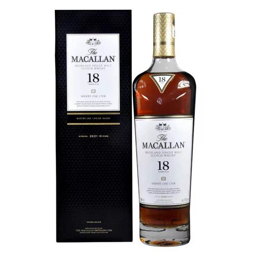Macallan 18 Year Old "Classic Sherry Cask" (New Edition) 麦卡伦18年经典雪梨桶（新版） 商品图0
