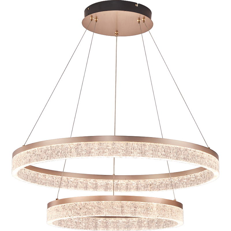 欧普照明2025新品/月光女神/现代奶油呵护光梦幻水晶智能吊灯