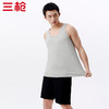 Threegun三枪 【高支新疆长绒棉】圆领男士无袖背心打底衫-30579A211 商品缩略图2