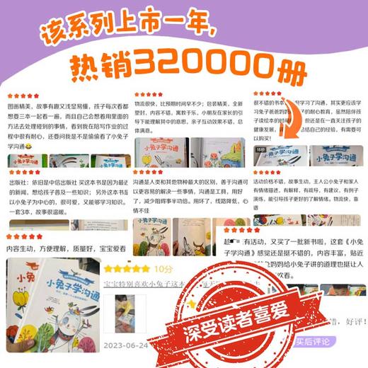 小兔子学沟通·给孩子的非暴力沟通绘本（全4册） 商品图2