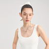 [福利价]lost in echo2024夏季新款拧绳合果芋叶片多层叠戴吊坠项链配饰女 商品缩略图2