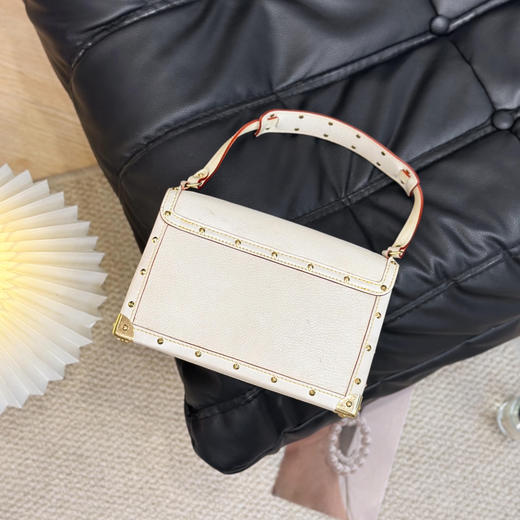 Lv 苏哈里 小号 白金 山羊皮 单肩 腋下包 商品图1