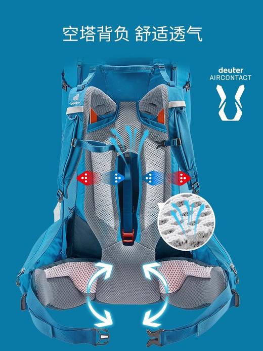 德国多特deuter征途Aircontact core多日徒步露营登山重装双肩包 商品图1