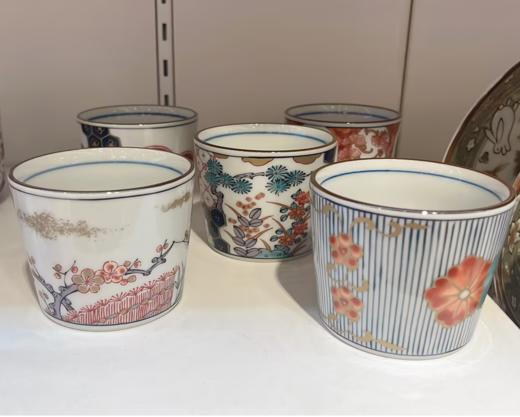 美浓烧日式古伊万马克杯两杯套装美浓烧古伊万五杯茶具 陶瓷杯子情侣个性手绘创意家用大容量350ml 商品图5