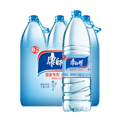 康师傅饮用水1.5L*6瓶整箱包装饮用水会议饮用水饮料团购家庭装 商品图0