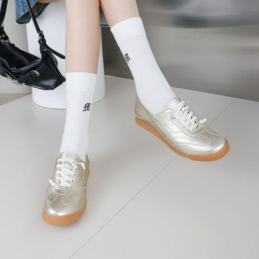 西村名物2024年秋季新款平底系带超轻舒适休闲鞋T24CM38041 商品图2