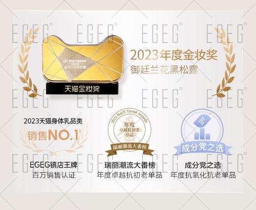 [小滋心选]【活动价￥39.9/4件】EGEG御廷黑松露洗护套装 【澳洲国民级品牌】 商品图5