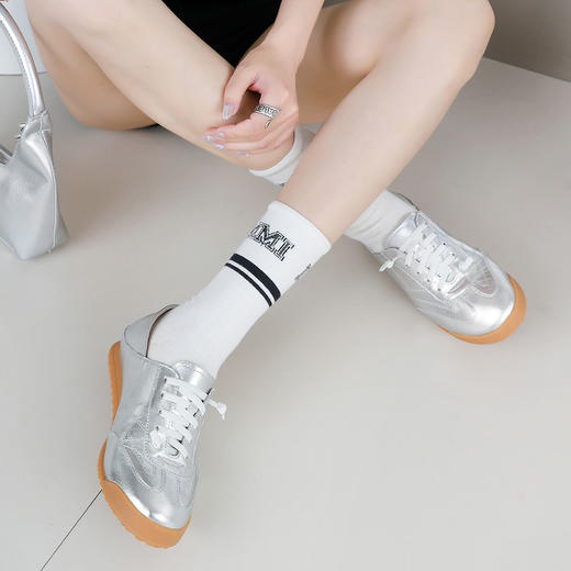 西村名物2024年秋季新款平底系带超轻舒适休闲鞋T24CM38041 商品图4